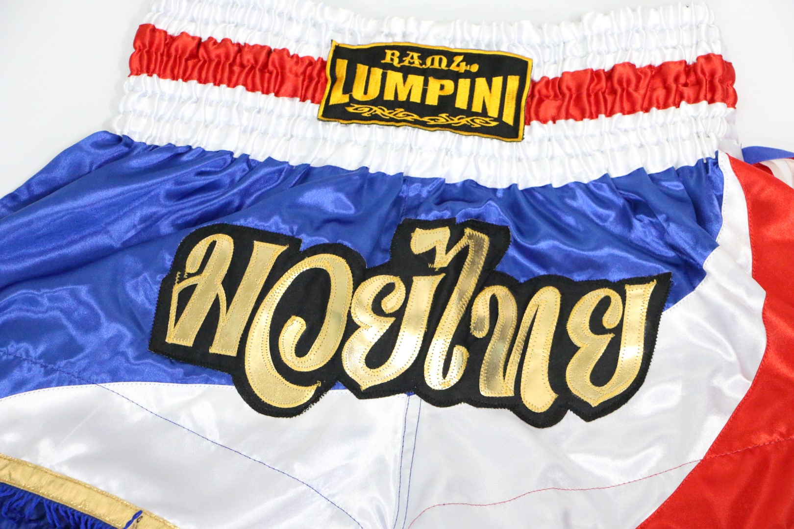 Lumpini White Muay Thai Short – Thai Flag Styles | Item Muay Thai ...